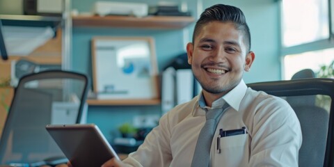 A person working on a tablet device, suitable for use in articles or blog posts about technology and innovation