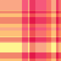 Many background fabric plaid, tee vector tartan seamless. Suite texture check pattern textile in red and orange colors.