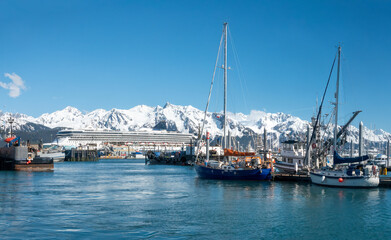 Seward harbor, Alaska, USA