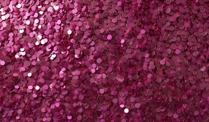 Layered pink sequins creating a glamorous backdrop
