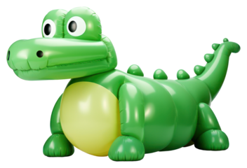 PNG Crocodile inflatable reptile animal.