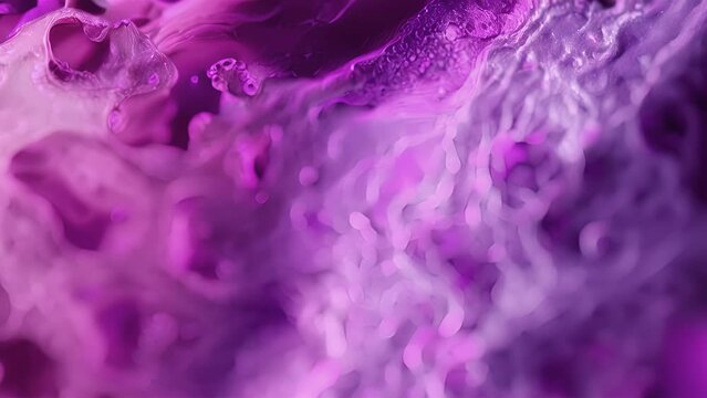 A microscopic animation of simple squamous epithelium displaying a single layer of thin flat cells.