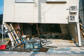 令和6年能登半島地震 焦土と化した輪島の町並み