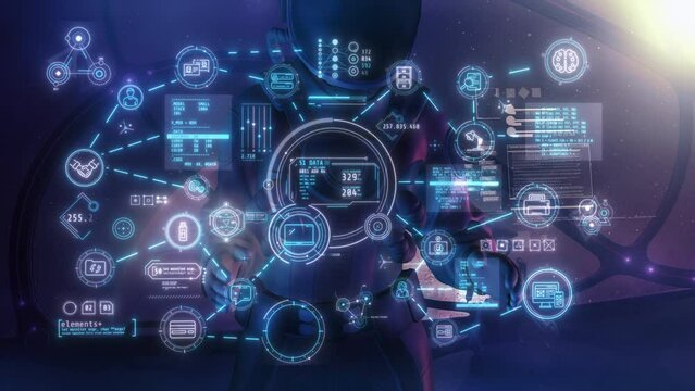 The use of artificial intelligence in space calculations.