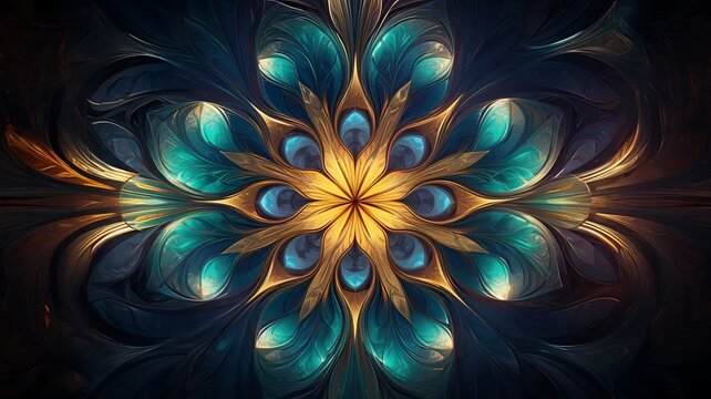 abstract, insanely beautiful meditation image, mystical patterns, magical colors, intricate textures , generated by AI. High quality photo