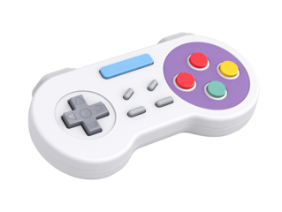 a white video game controller