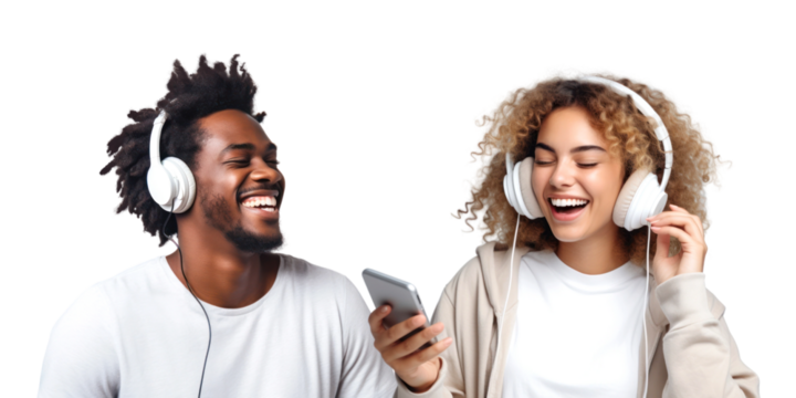 Music headphones png, entertainment remix, transparent background