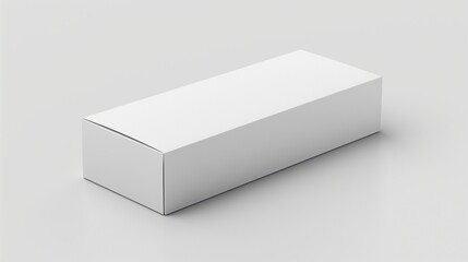 Fototapeta premium white box isolated on white, white package