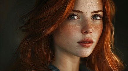 Obraz premium She Is Increasing Her Efforts To Maximize Her Success, Her Determination And Ambition Shining Through