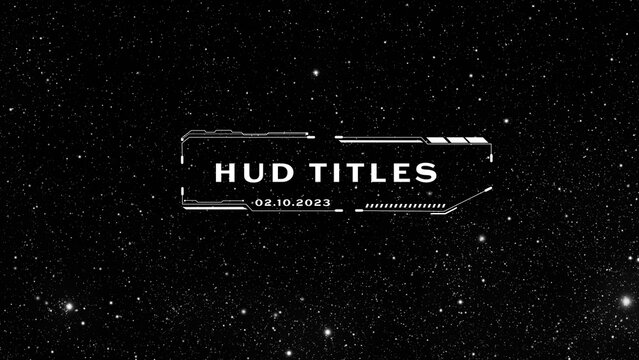 Overlay HUD Title 01