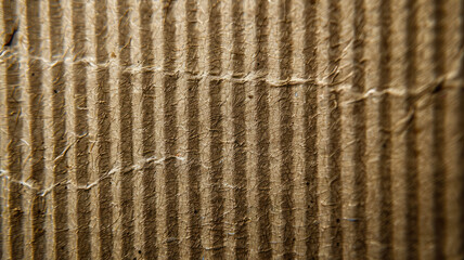 Close-Up of Brown Cardboard Background - Perfect for Design Projects