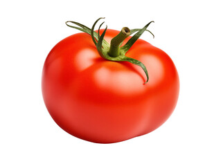 a tomato with a stem
