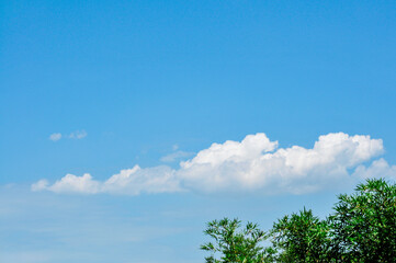 Obraz premium blue sky with clouds