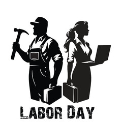 happy Labour day or international workers day vector illustration. labor day and may day celebration design.