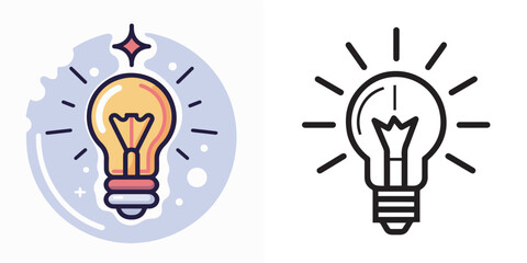 idea line icon illust