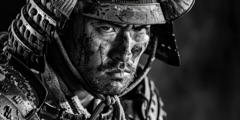 Fototapeta premium A person wearing a helmet, suitable for various uses such as safety gear or fashion statement