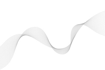 Abstract white background with waves. Modern banner design template
