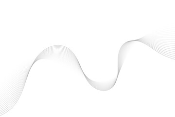 Abstract white background with waves. Modern banner design template
