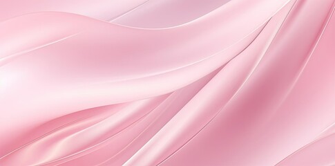 Abstract 3D Pink Waves Background Illustration
