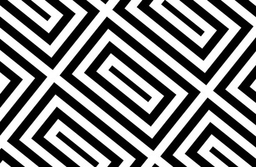 Abstract square line pattern seamless background