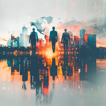 Multinational Legacy: Marketing Silhouettes Shaping the World Map