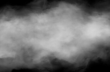 smoke on black background