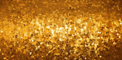 Golden Glitter Abstract Background Texture