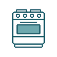 gas stove icon vector design template simple and clean