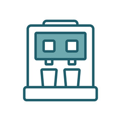 water dispenser icon vector design template simple and clean
