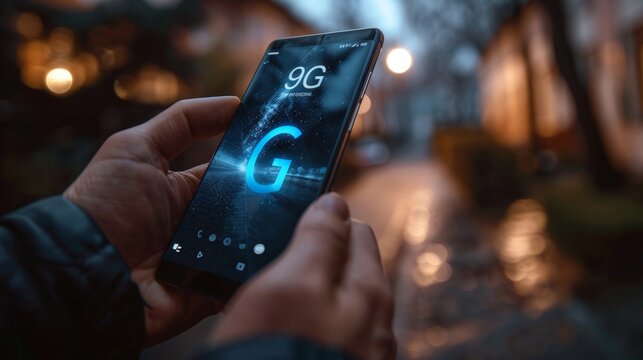 The image features a gadget powered by 9G, representing the next-level speed and efficiency that is reshaping our digital world.