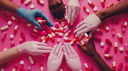 Women unite to end drug abuse for International Day Against Drug Abuse awareness.