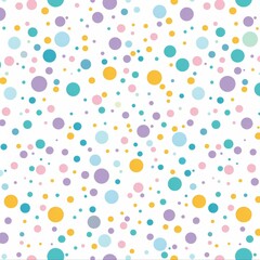 Cute watercolor background with spots in a seamless pattern. Can be used for fabrics, textiles, or wallpaper.