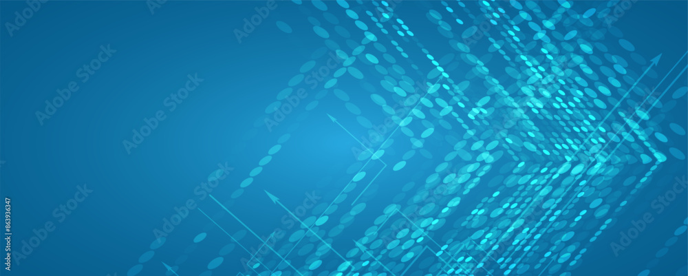 Wall mural abstract futuristic circuit computer internet technology board business background. vector art.