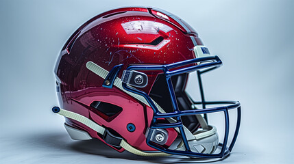 american football helmet isolated on background