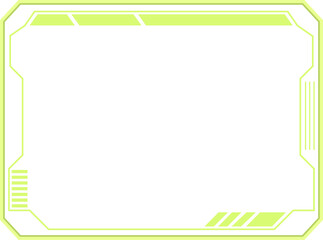 Cyber Game interface style frame