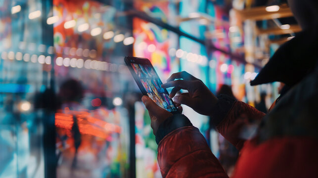 Down the Rabbit Hole: User Dives Deep into a Captivating Social Media Feed, Generative AI