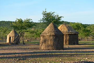 Himba tribal village in Namibia