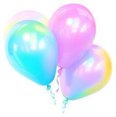 PNG Balloons toy anniversary celebration.