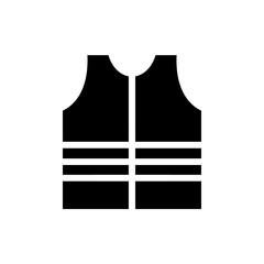 Life vest icon with simple and modern design