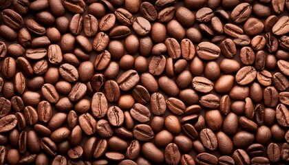 Texture ensemble grains de café 