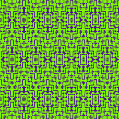 Blue and white watercolor ornament painted with watercolor on paper.