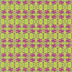 Blue and white watercolor ornament painted with watercolor on paper.