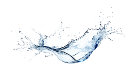 PNG Water drop splattered simplicity.