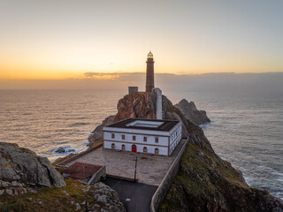 Faro de Cabo Vilan en la Costa da Morte gallega