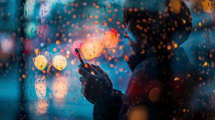 Fototapeta premium From Followers to Friends: User Transforms Social Media Connections into Real Relationships, generative AI