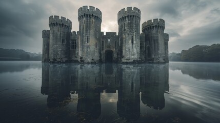 Bodiam Castle, East Sussex, England