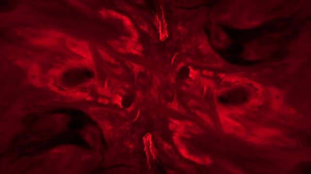red cosmic acid psychedelic abstract background swirl wave morphing Intro overlay vj template mist flow 
