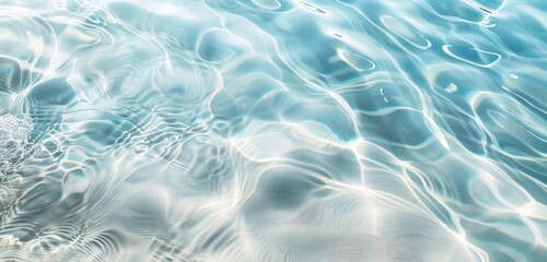 Obraz premium Sunlight Reflections on Clear Water Surface