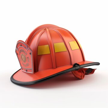 recommend clip art: Vector illustration of firefighter hat helmet