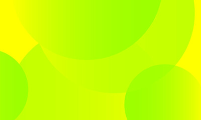 abstract circles background, yellow and green gradient color